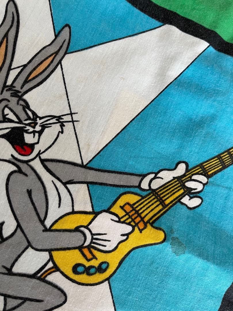 ビンテージシーツ　バックスバニー　カバー