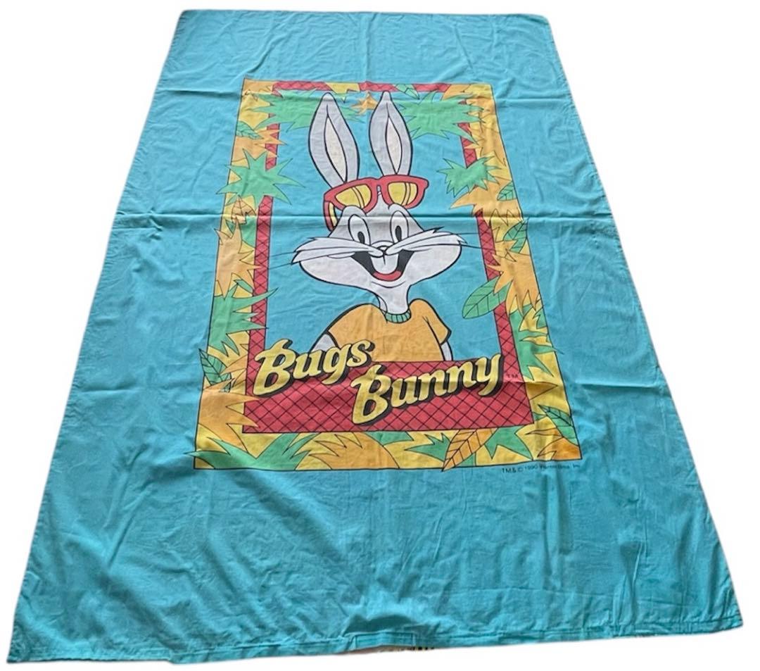 ビンテージシーツ　バックスバニー　カバー