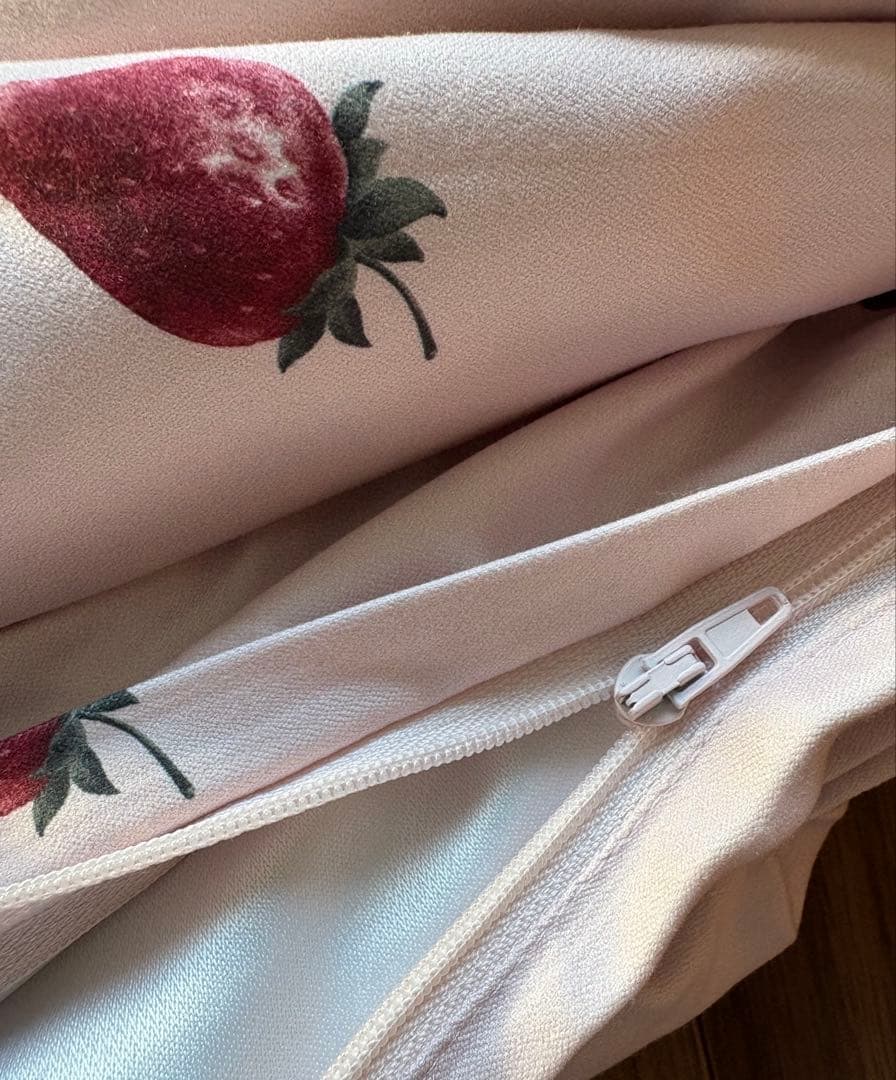 ジェラピケ　寝具　シングル　3点セット　いちご柄　新品