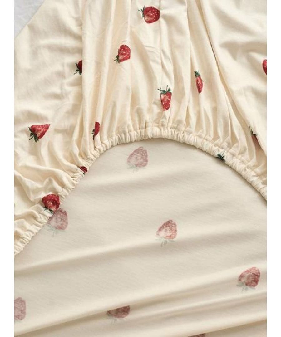 ジェラピケ　寝具　シングル　3点セット　いちご柄　新品