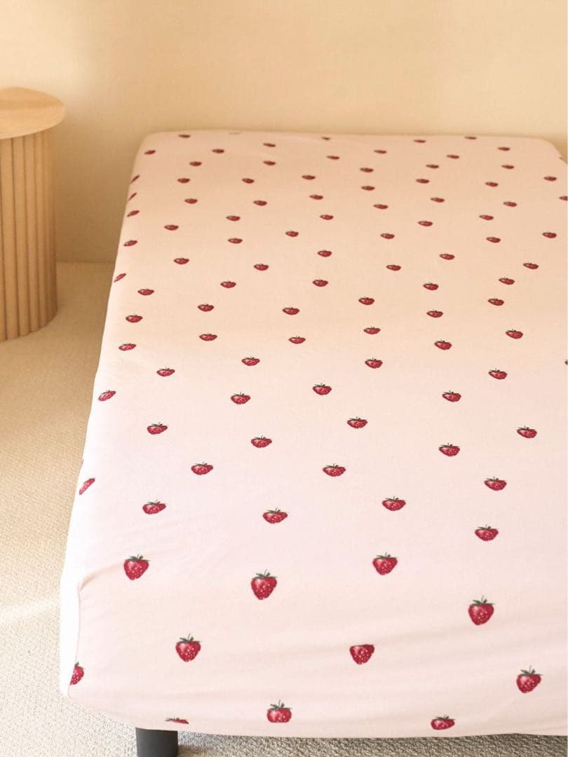 ジェラピケ　寝具　シングル　3点セット　いちご柄　新品