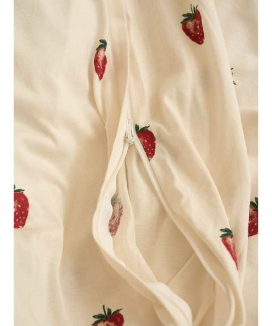 ジェラピケ　寝具　シングル　3点セット　いちご柄　新品