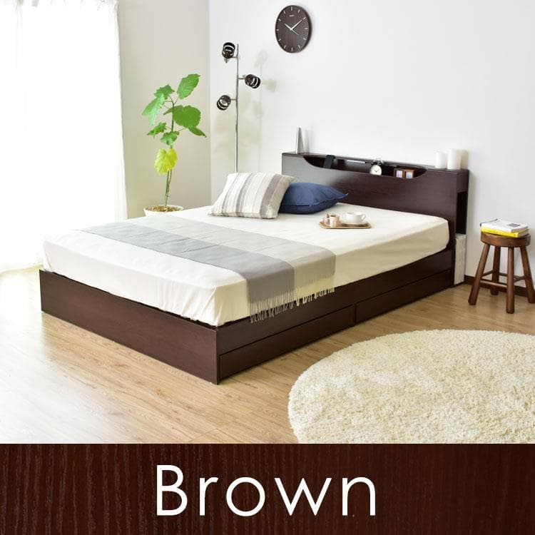 ラグジュアリーでオシャレな時間を♪高級感あるデザインのベッドSDサイズ☆