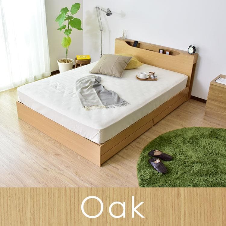 ラグジュアリーでオシャレな時間を♪高級感あるデザインのベッドSDサイズ☆