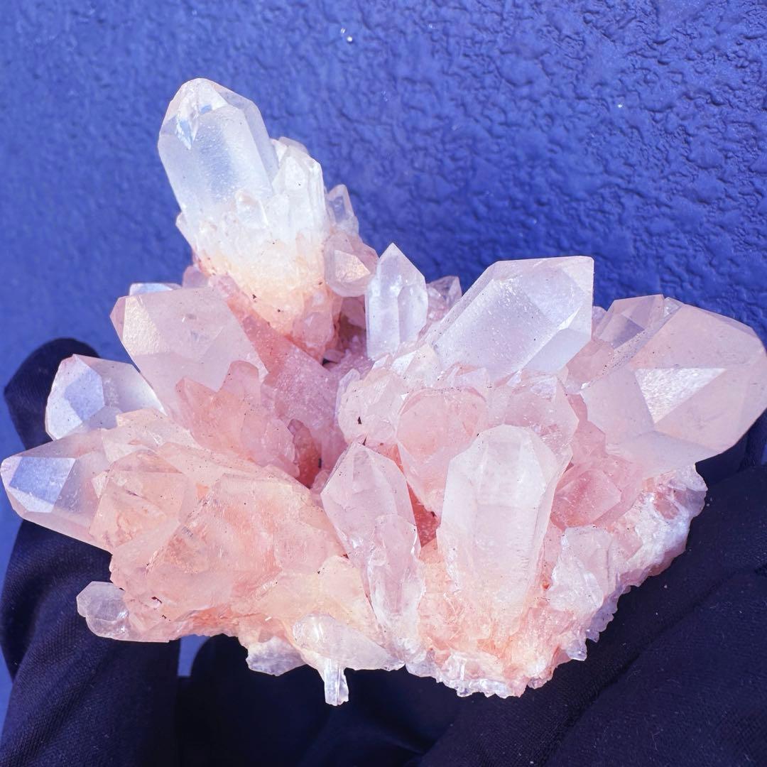 爆アレ❗️可愛いピンク♡超綺麗マダガスカル産パイナップルピンククラスターA1474