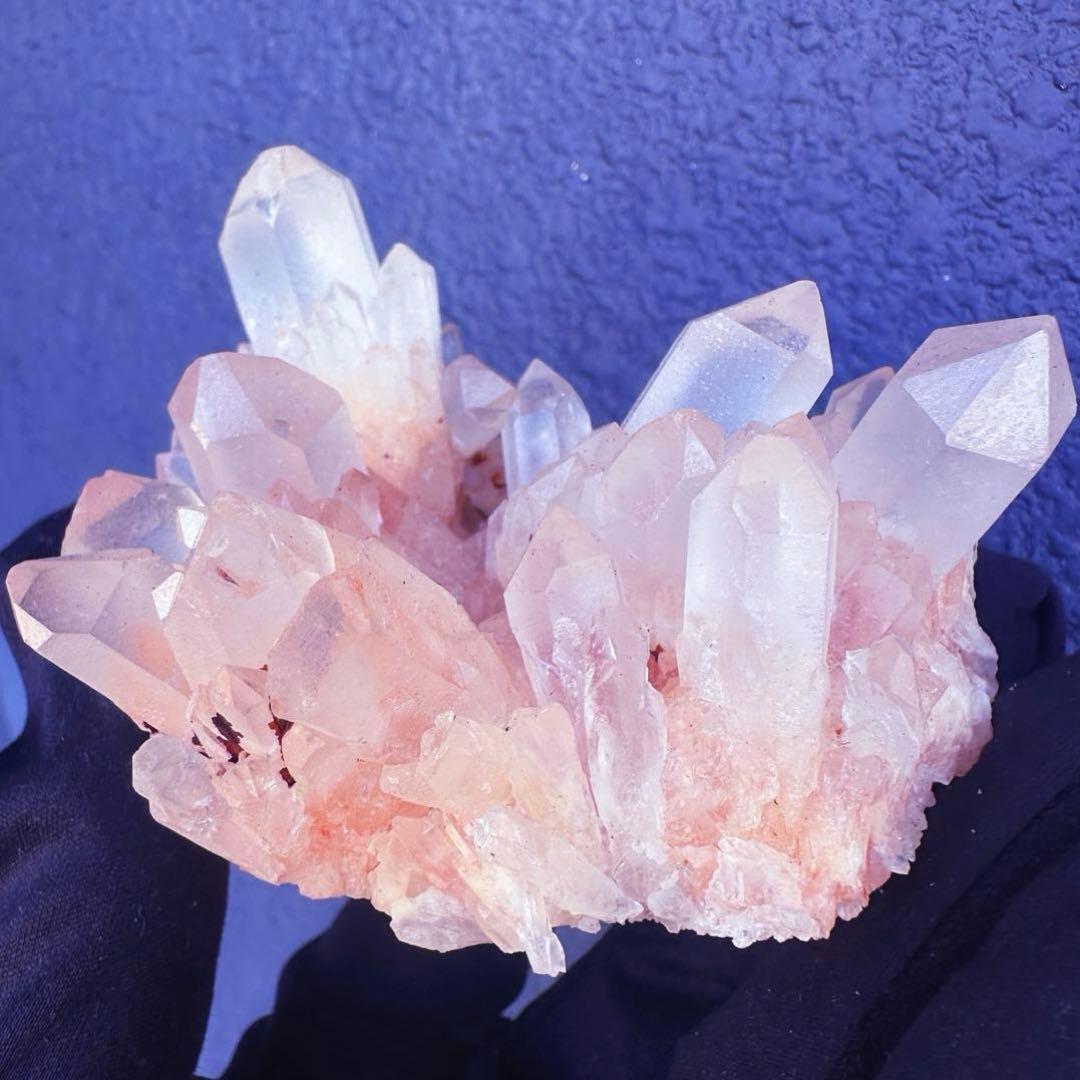 爆アレ❗️可愛いピンク♡超綺麗マダガスカル産パイナップルピンククラスターA1474