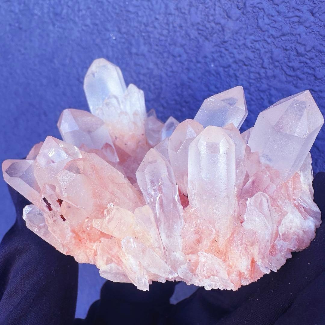 爆アレ❗️可愛いピンク♡超綺麗マダガスカル産パイナップルピンククラスターA1474