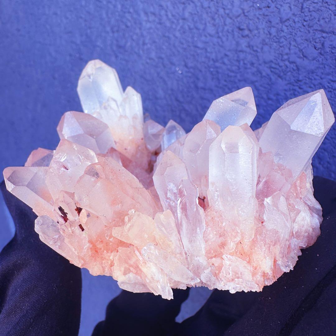 爆アレ❗️可愛いピンク♡超綺麗マダガスカル産パイナップルピンククラスターA1474