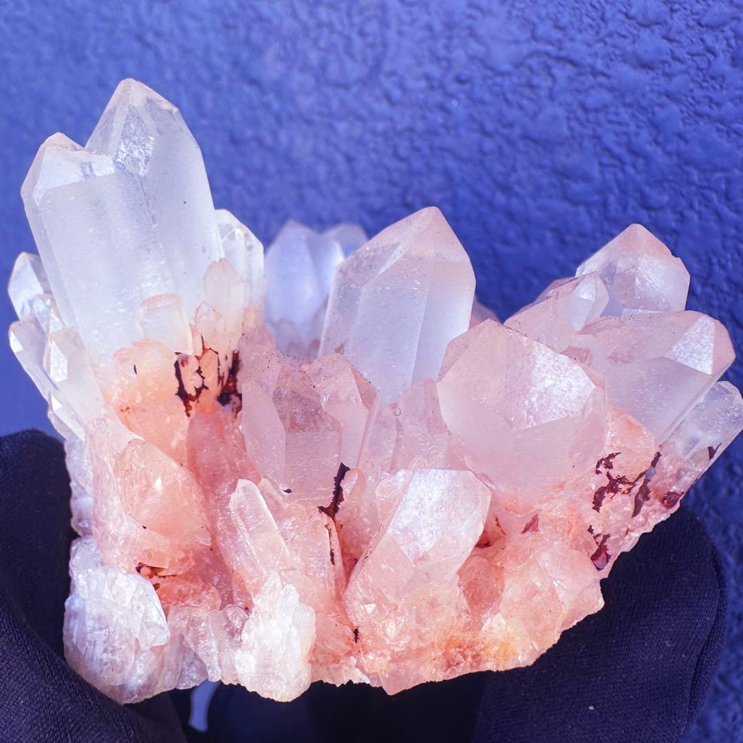 爆アレ❗️可愛いピンク♡超綺麗マダガスカル産パイナップルピンククラスターA1474