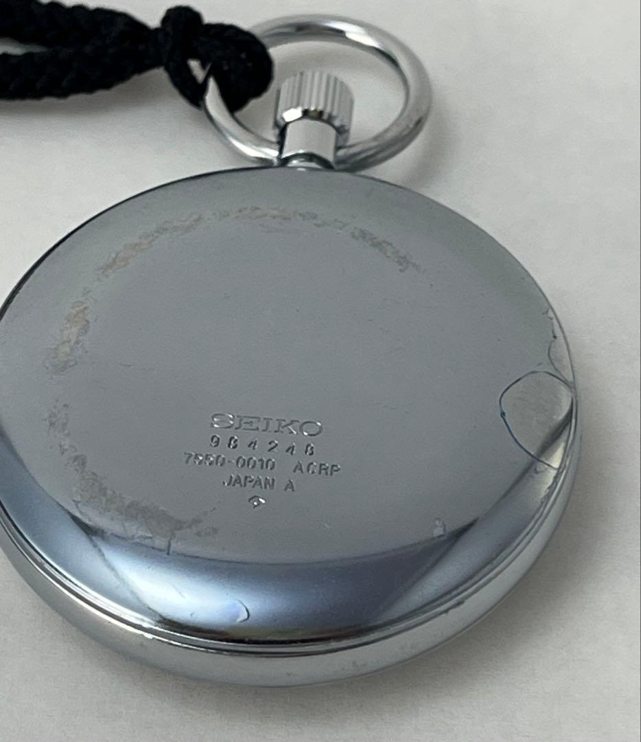 SEIKO 鉄道時計 7550-0010 箱、取扱説明書付