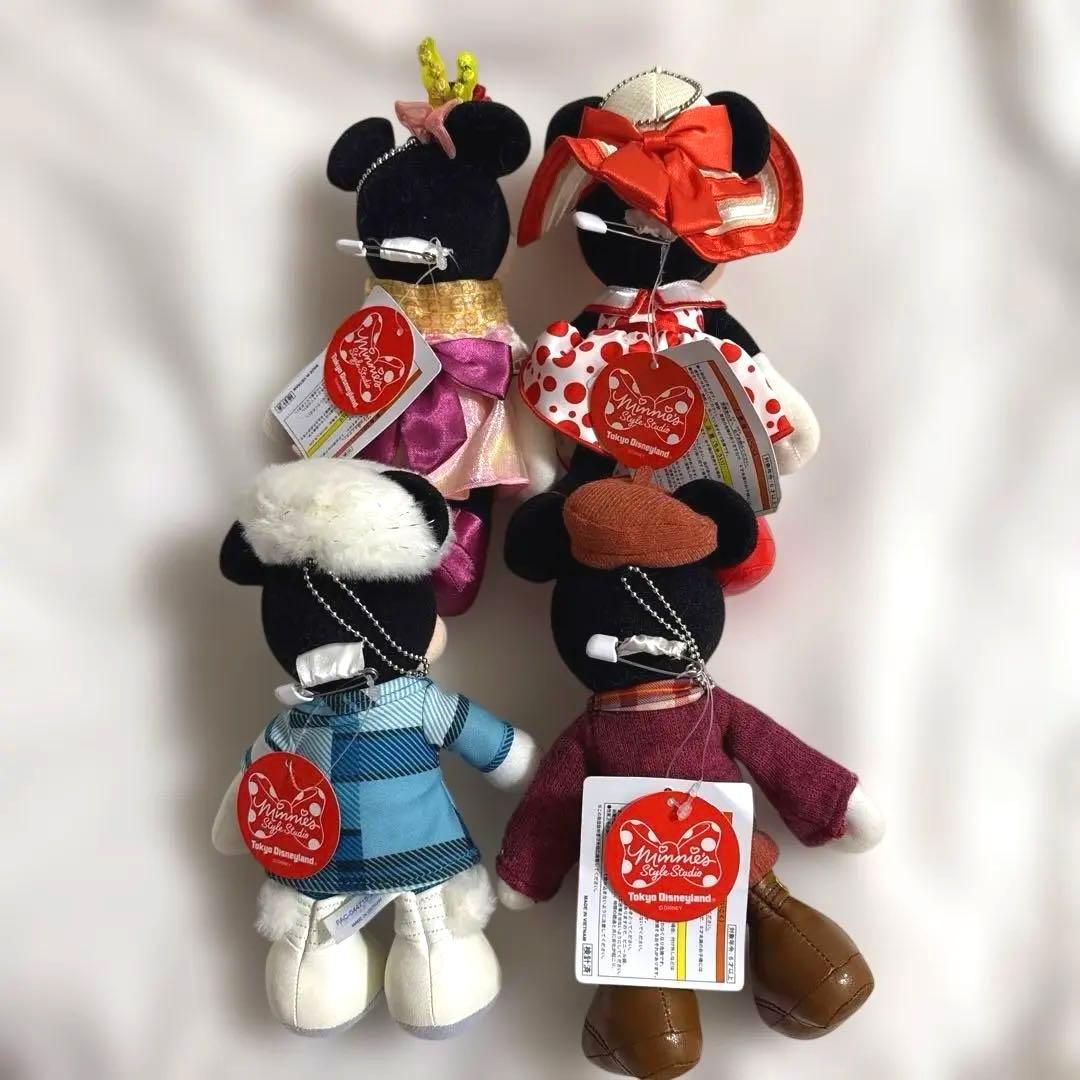 ミニーのスタイルスタジオ ぬいぐるみバッジ セット【タグ付き