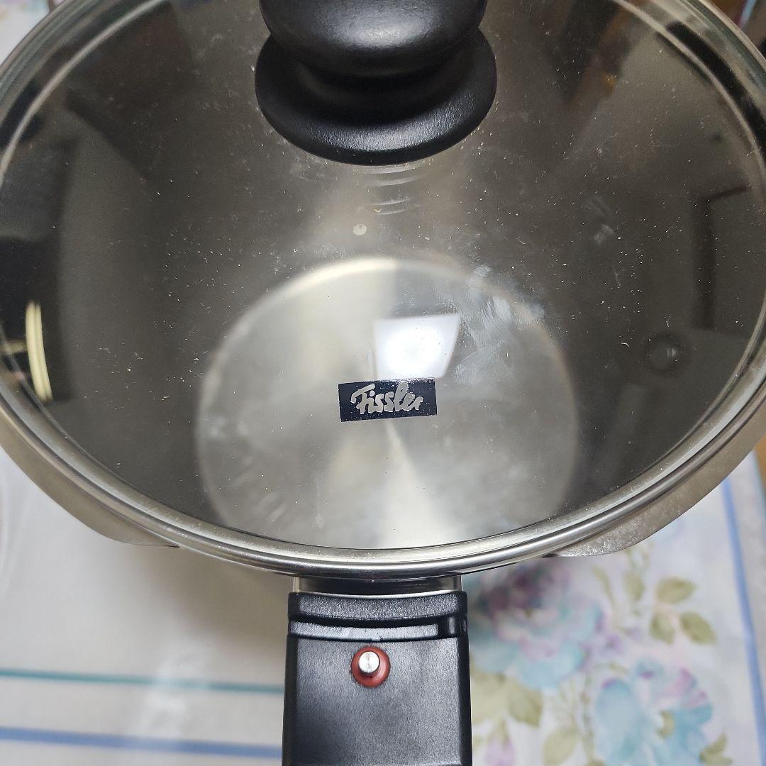 フィスラー Fissler 圧力鍋 ビタクイック6.0L ドイツ製　ガラスフタ付