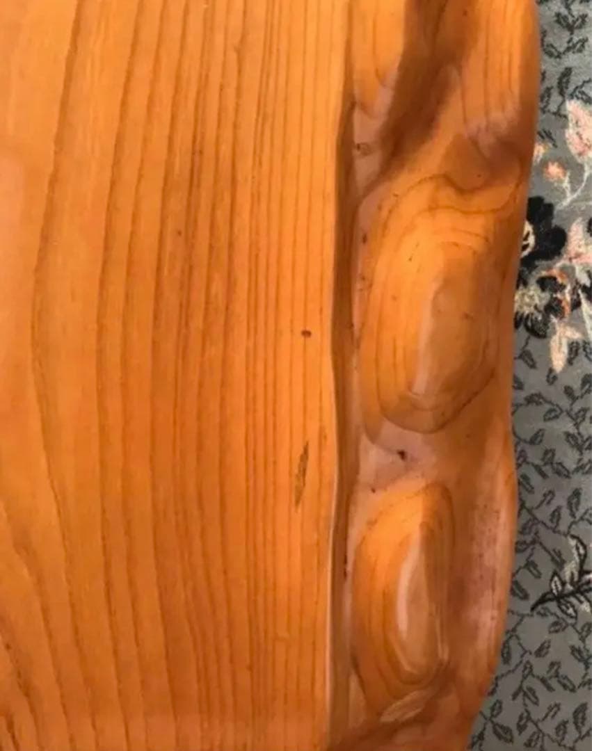 希少 一枚板 ローテーブル 無垢材 天然木 日本製 木目美しい