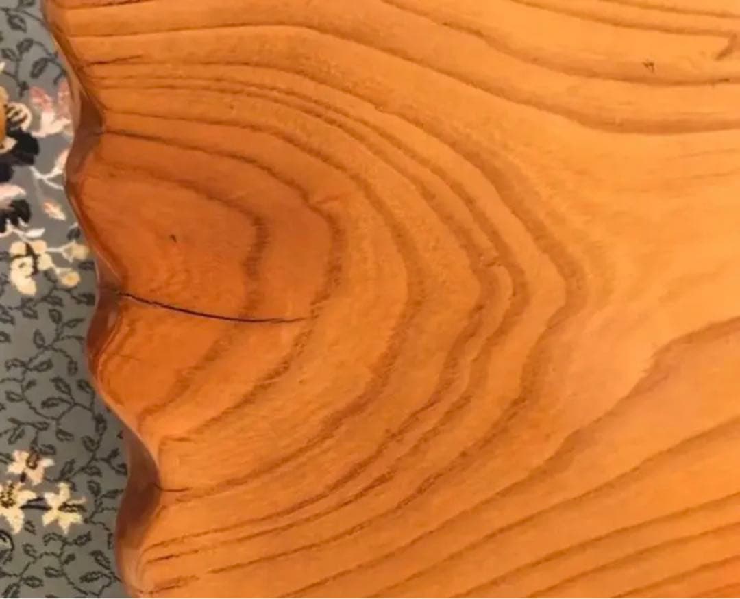 希少 一枚板 ローテーブル 無垢材 天然木 日本製 木目美しい