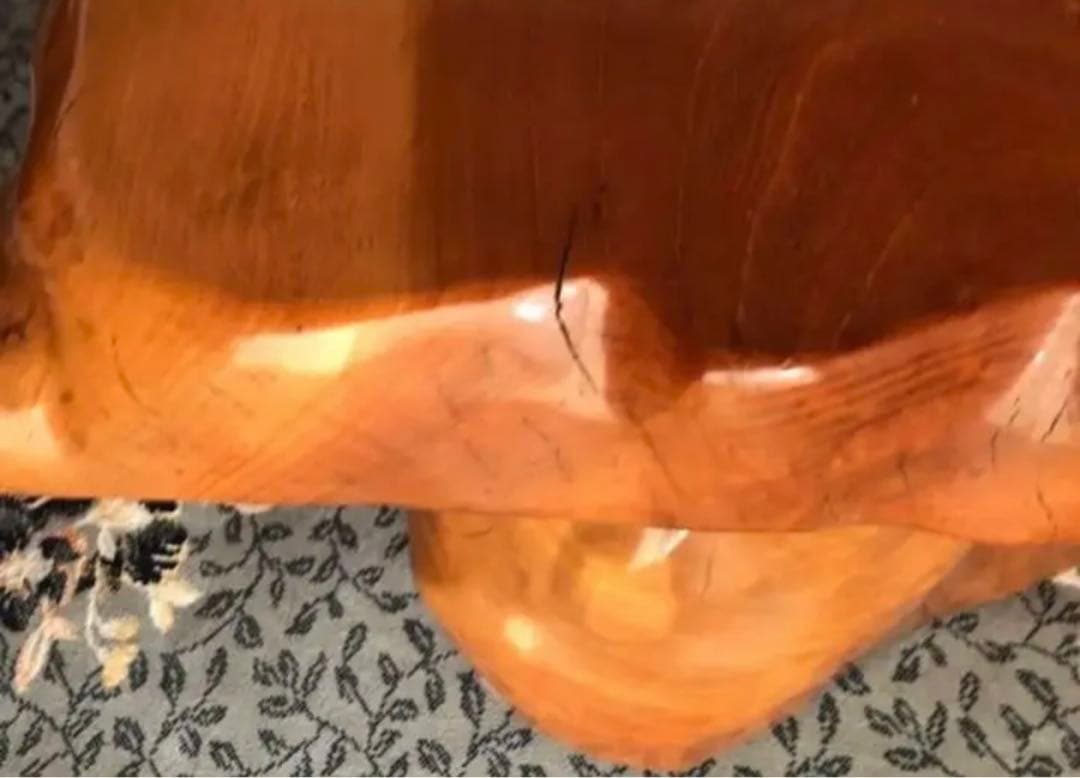 希少 一枚板 ローテーブル 無垢材 天然木 日本製 木目美しい