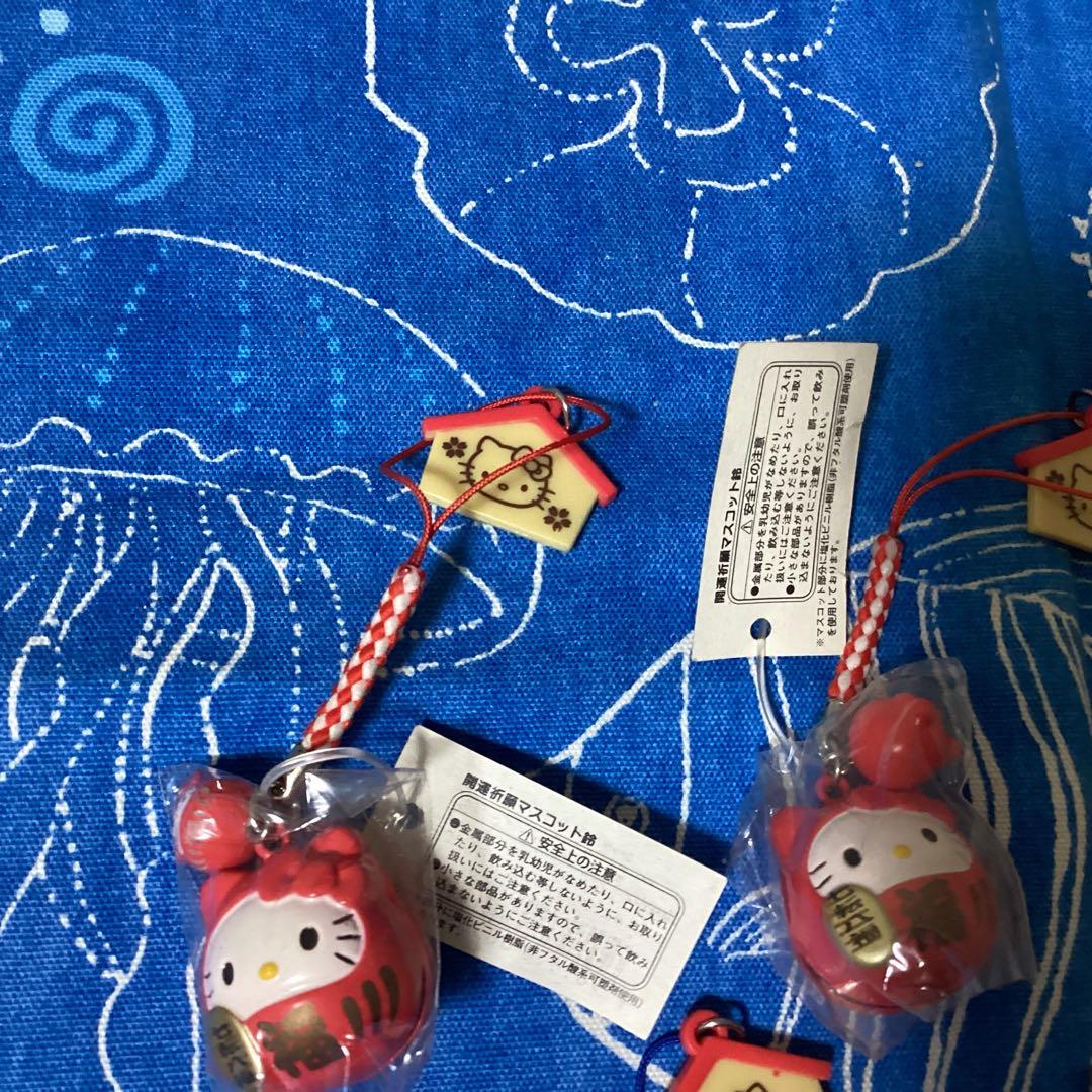 3460ハローキティ開運祈願マスコット鈴ストラップ