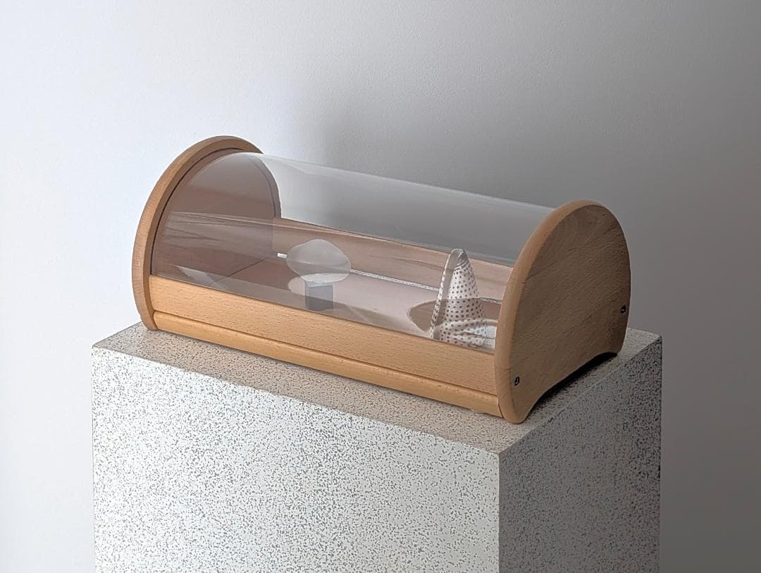 80s ビンテージ Bodum ブナ材 ブレッド ディスプレイ ケース 大きめ