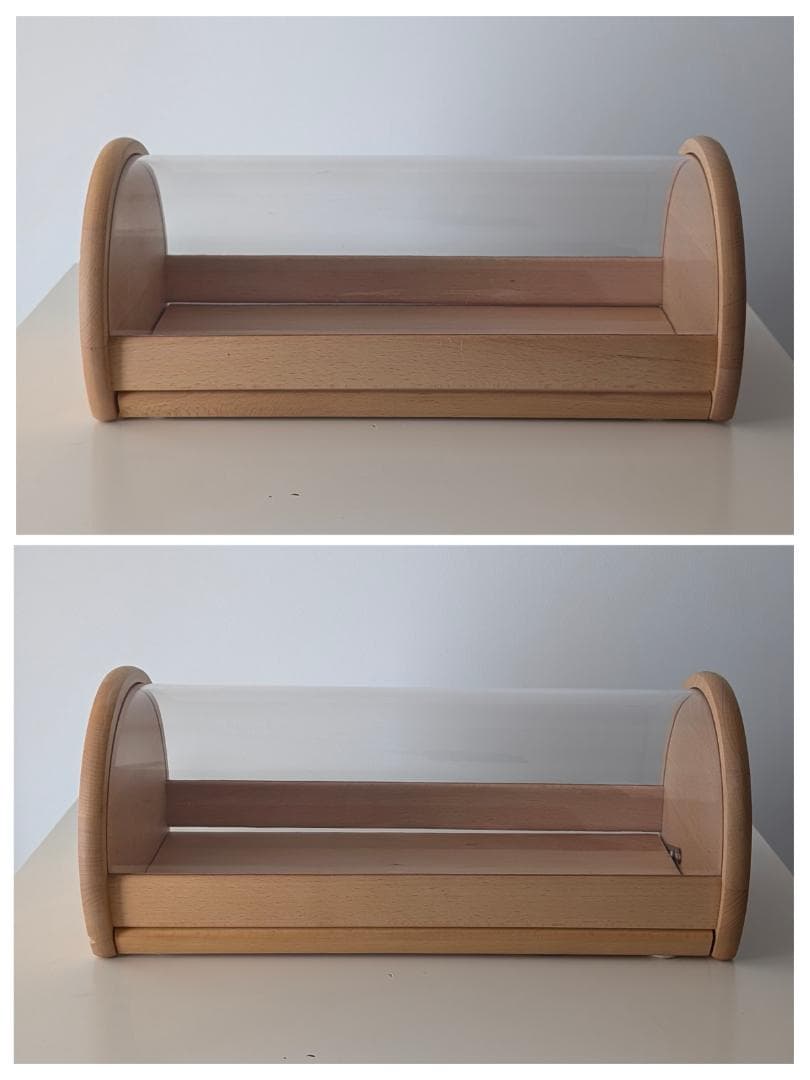 80s ビンテージ Bodum ブナ材 ブレッド ディスプレイ ケース 大きめ