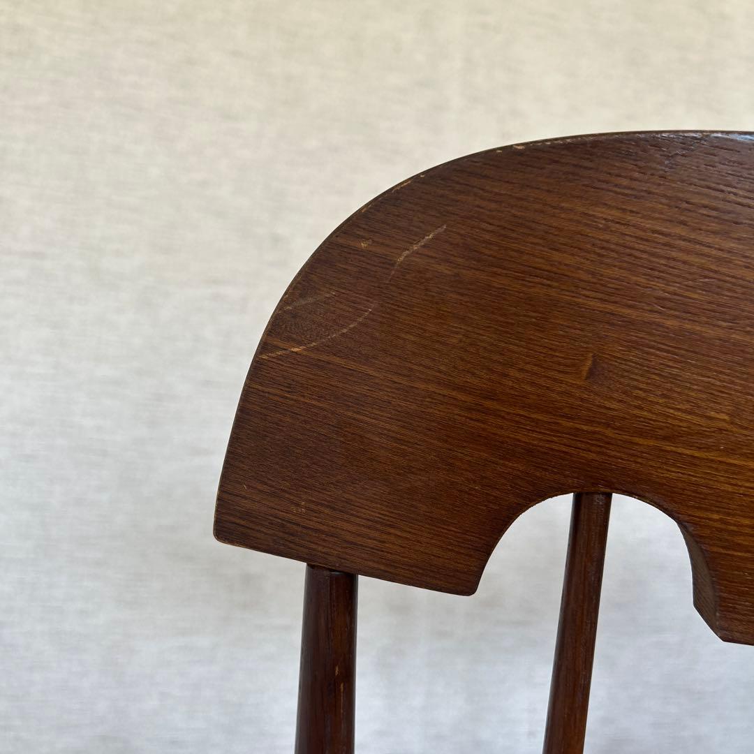 飛騨産業キツツキマーク木製ロッキングチェア ブラウン