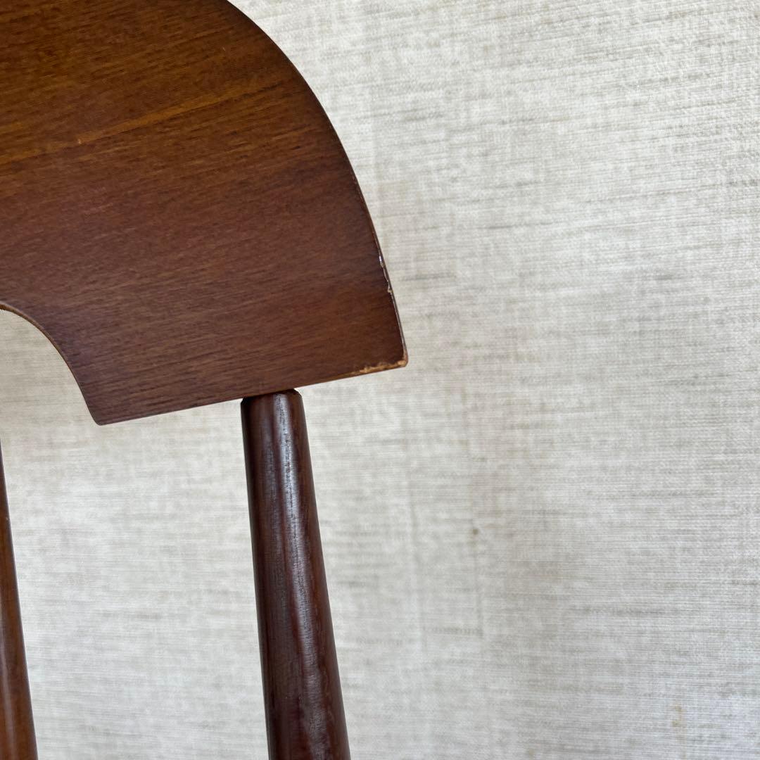 飛騨産業キツツキマーク木製ロッキングチェア ブラウン