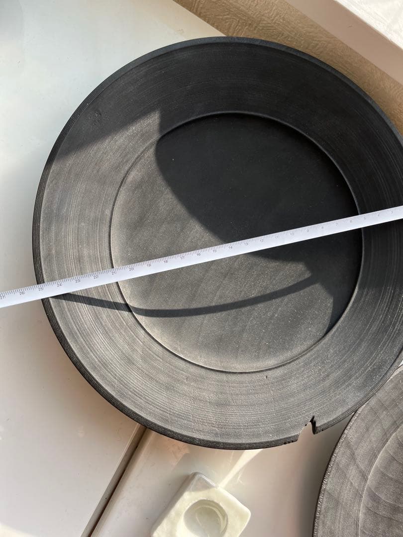 運天達也さん　約28センチのお皿　2枚セット＋おまけ