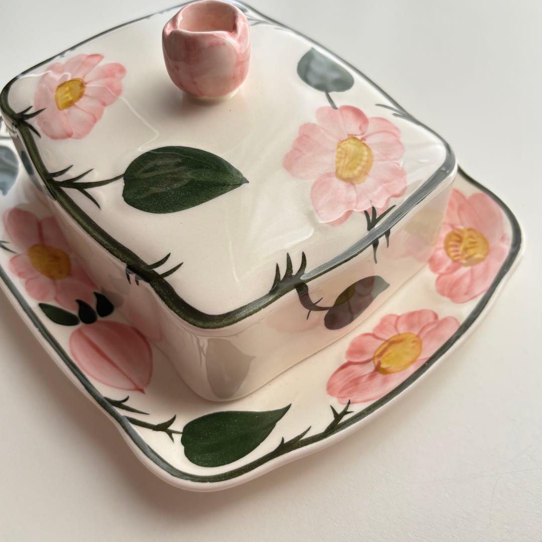 西ドイツ】1950-70年代 ヴィレロイボッホ バターディッシュ 陶器 野