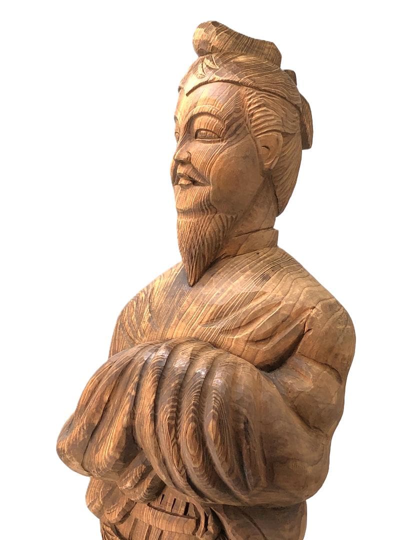 【 楠一木造 聖徳太子立像 】　高59.6ｃｍ　明治～昭和前期