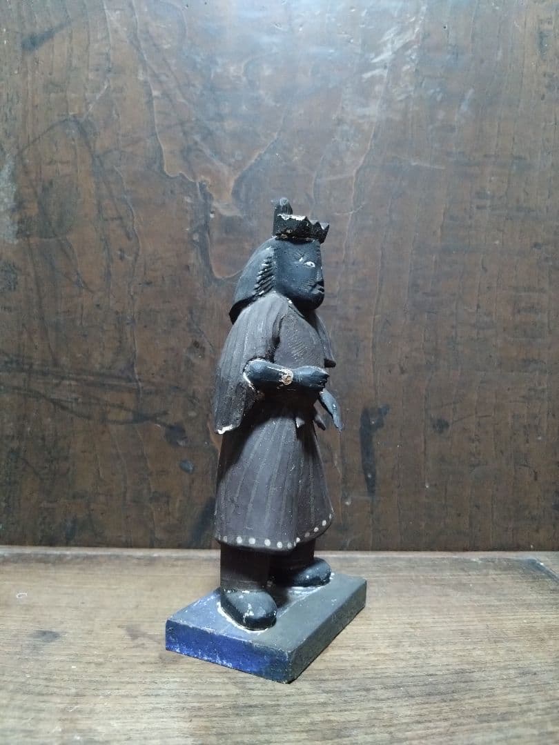 木彫柴又帝釈天　日蓮　葛飾区　男はつらいよ　古美術骨董古道具　仏像