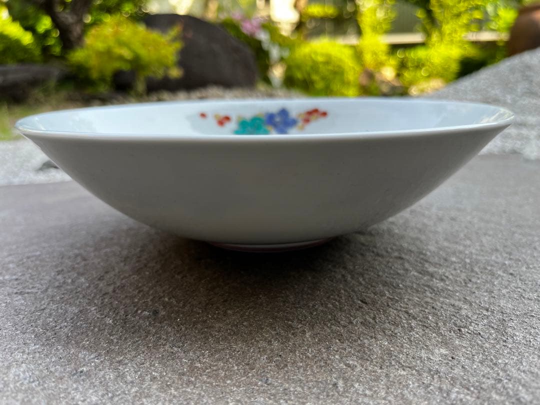 超希少　珍しい絵柄　有田焼　鷹峯作　深鉢　蓋付き　アンティーク