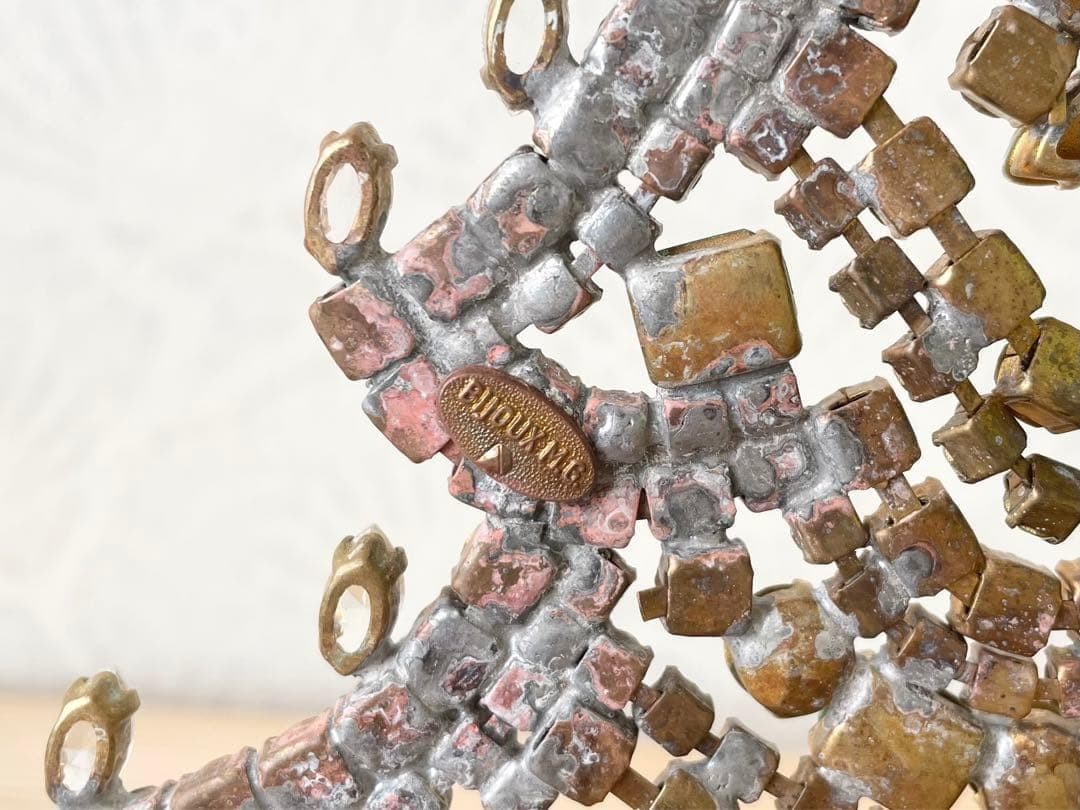 30cm特大/Bijoux刻印付/チェコガラス/クリスマスツリー/ライトグリーン