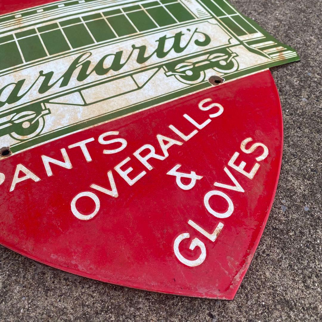 CARHARTTカーハート看板サイン　ビンテージ ヴィンテージ　リプロ