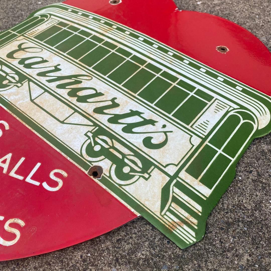 CARHARTTカーハート看板サイン　ビンテージ ヴィンテージ　リプロ