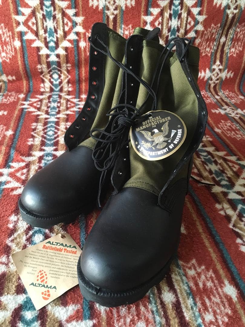 ALTAMA バトルフィールドブーツ オリーブドラブ/ブラック