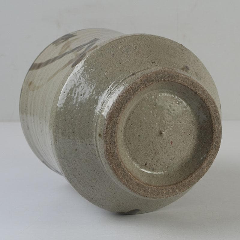 人間国宝 濱田庄司作 鐵絵花瓶 共布共箱 M R9136H - メルカリ