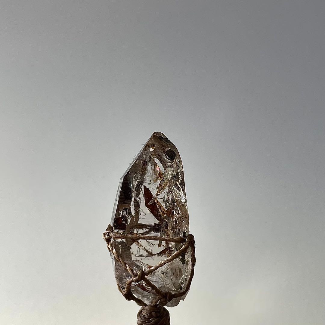 ヒマラヤ水晶 ガネッシュヒマール ＊ マクラメペンダント ネックレス 31