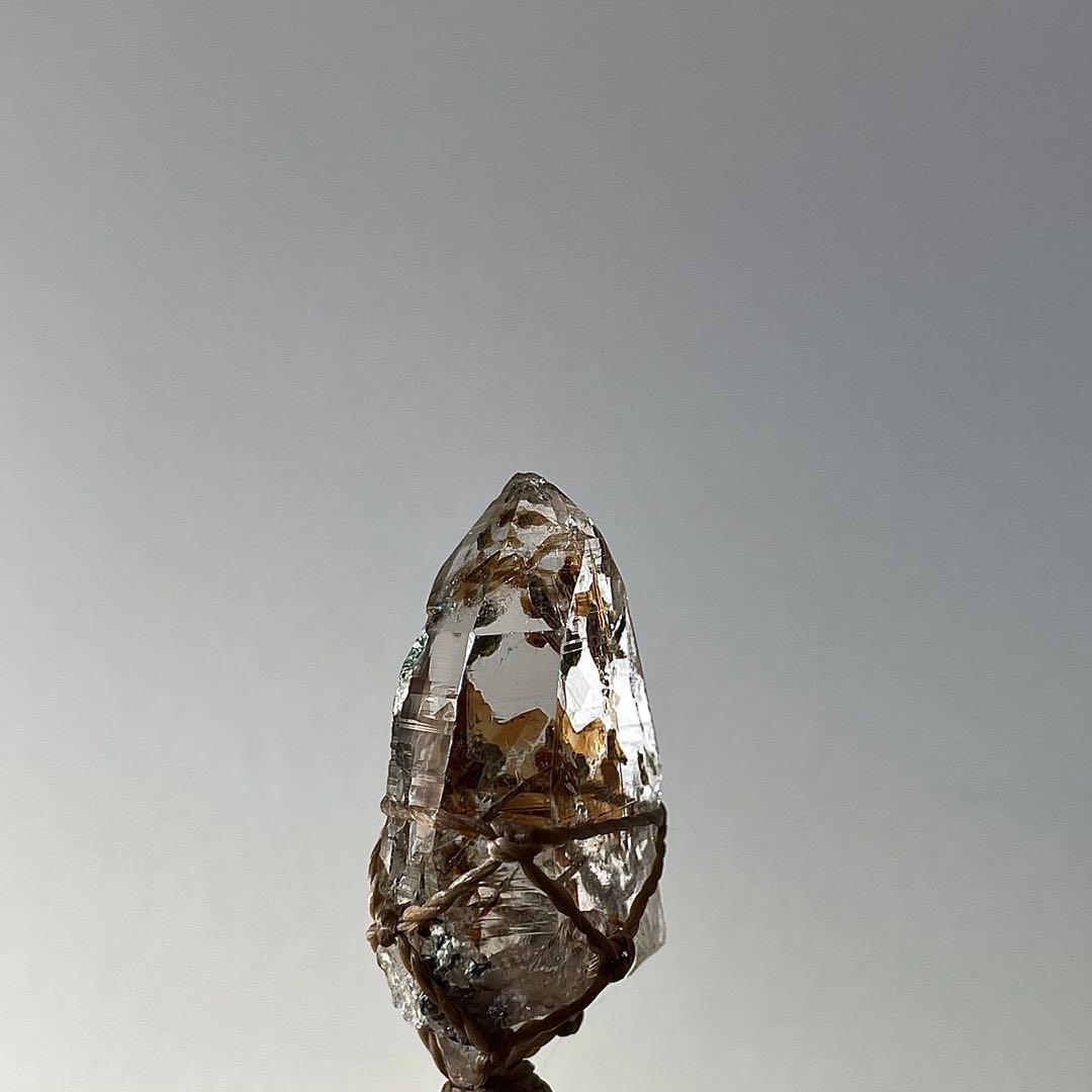 ヒマラヤ水晶 ガネッシュヒマール ＊ マクラメペンダント ネックレス 31