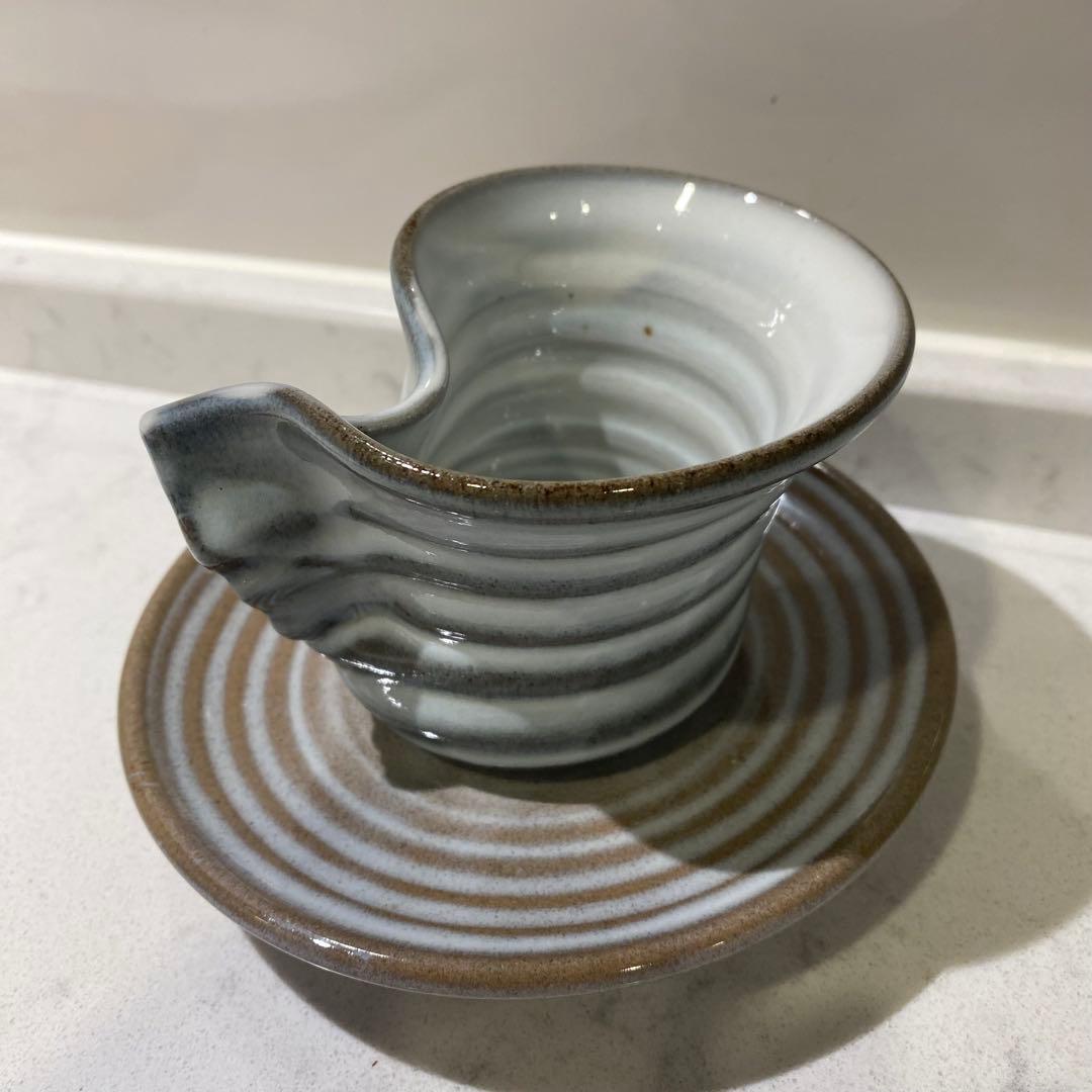 新品未使用　小石原焼　カップ　カップ皿2セット