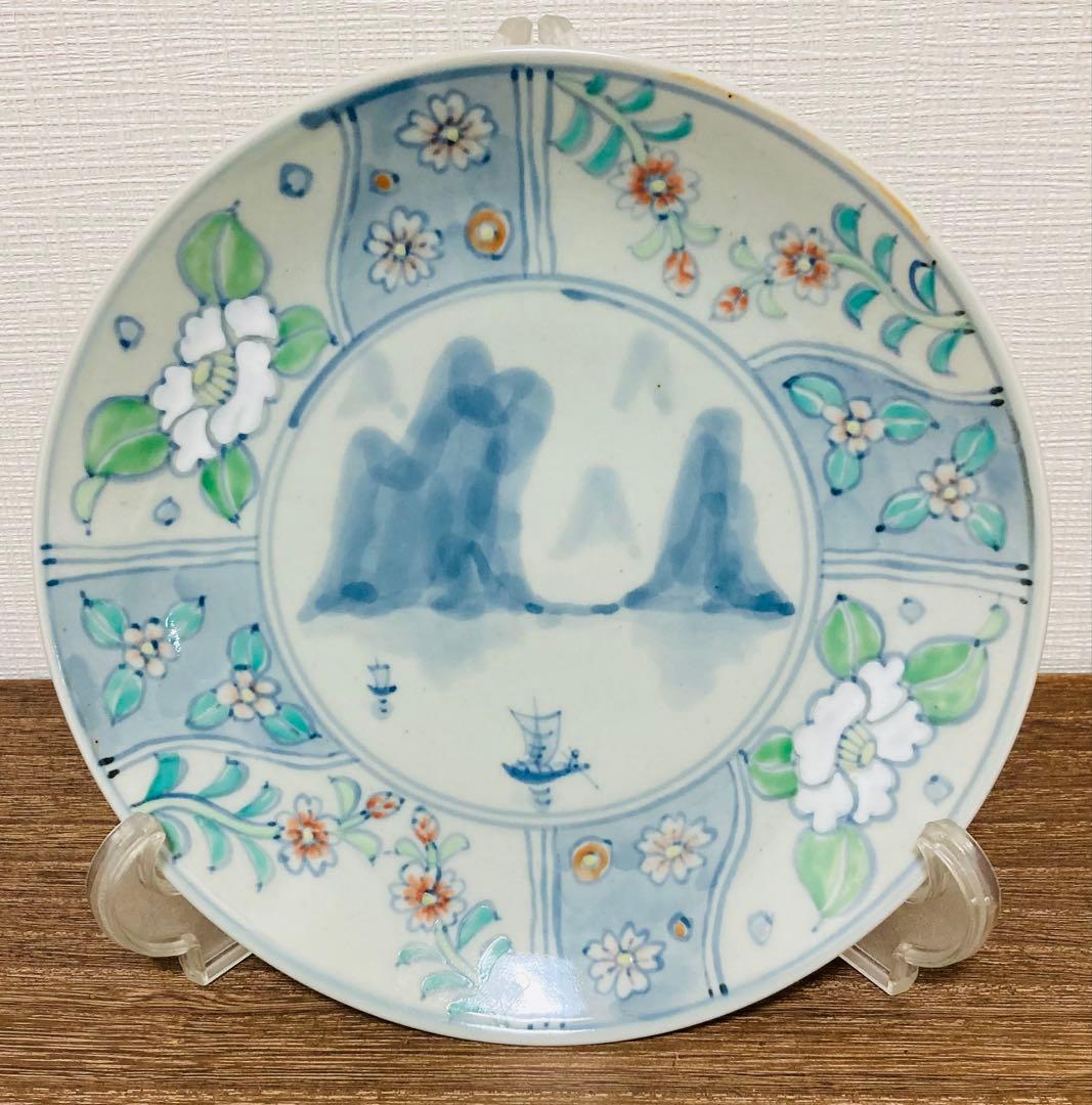 佐藤走波（五代）　鉢　中皿　辻が花文