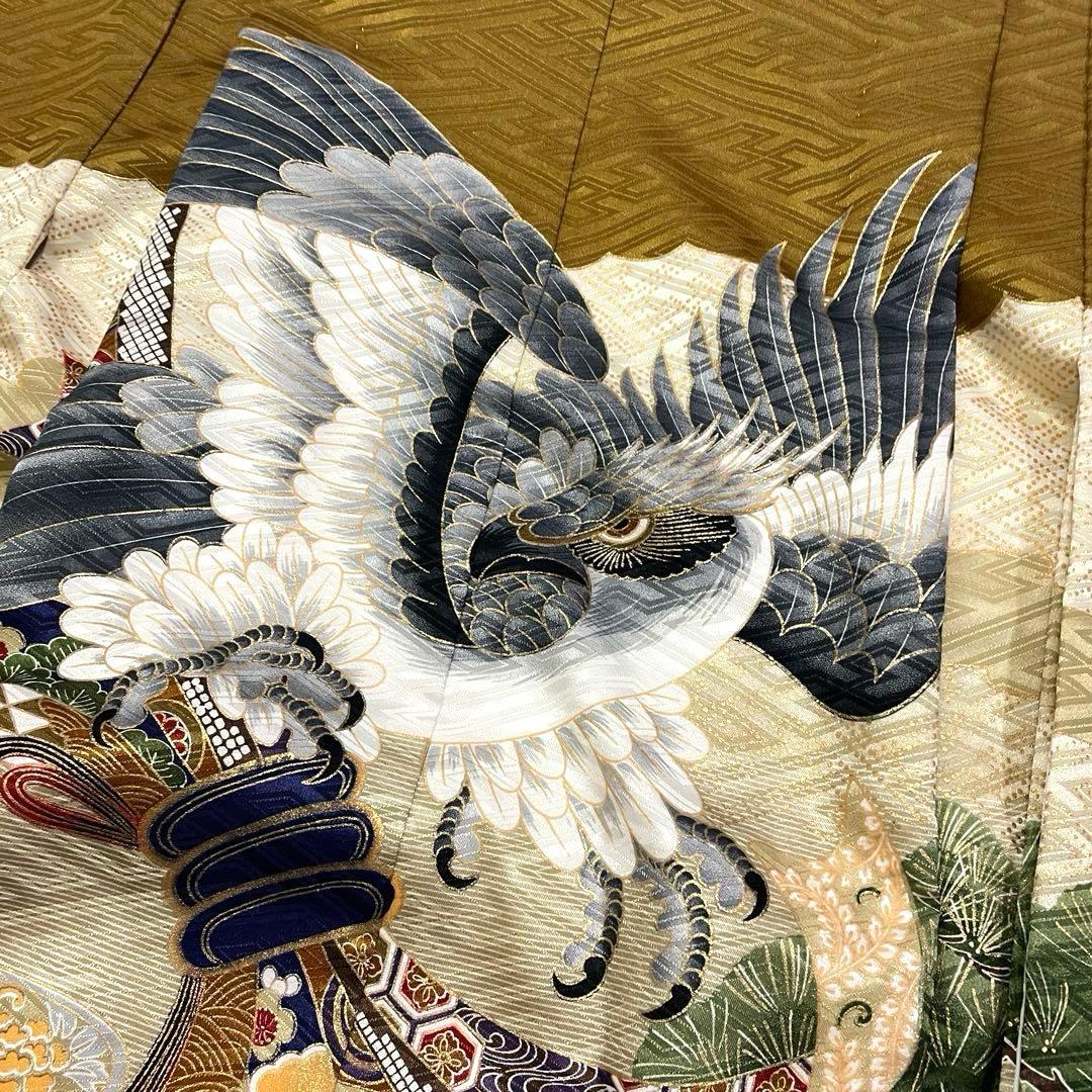 七五三 羽織セット 男の子 羽織 着物 長襦袢 半衿付き 5歳 No.130