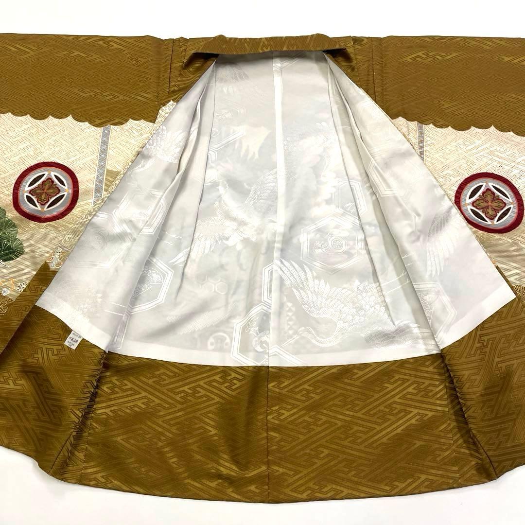 七五三 羽織セット 男の子 羽織 着物 長襦袢 半衿付き 5歳 No.130