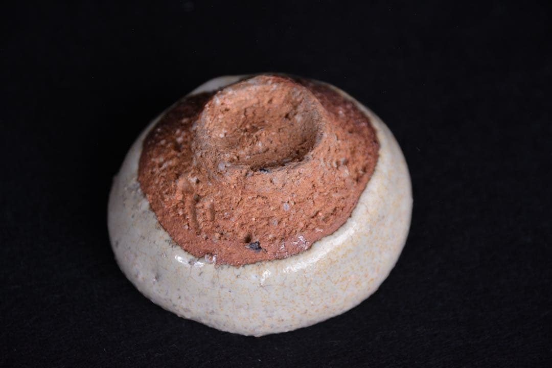 【川上清美】粉引 斑唐津 盃 ぐい呑