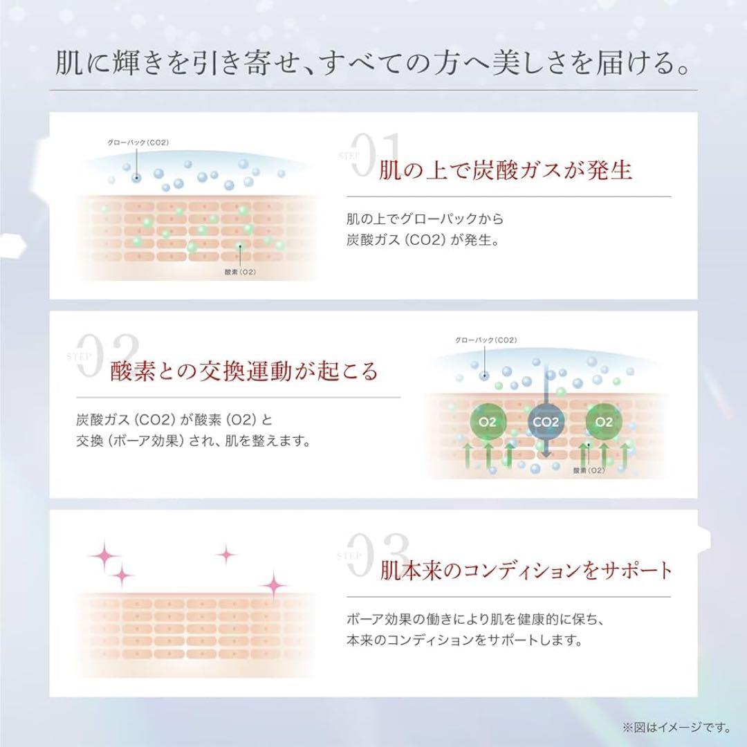 【正規品2箱】エニシーグローパック 炭酸ガスパック 10回分　新品未使用品