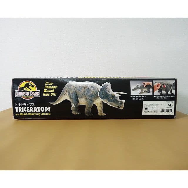 フィギュア】ジュラシック・パーク トリケラトプス 箱付き ケナー 日本語版