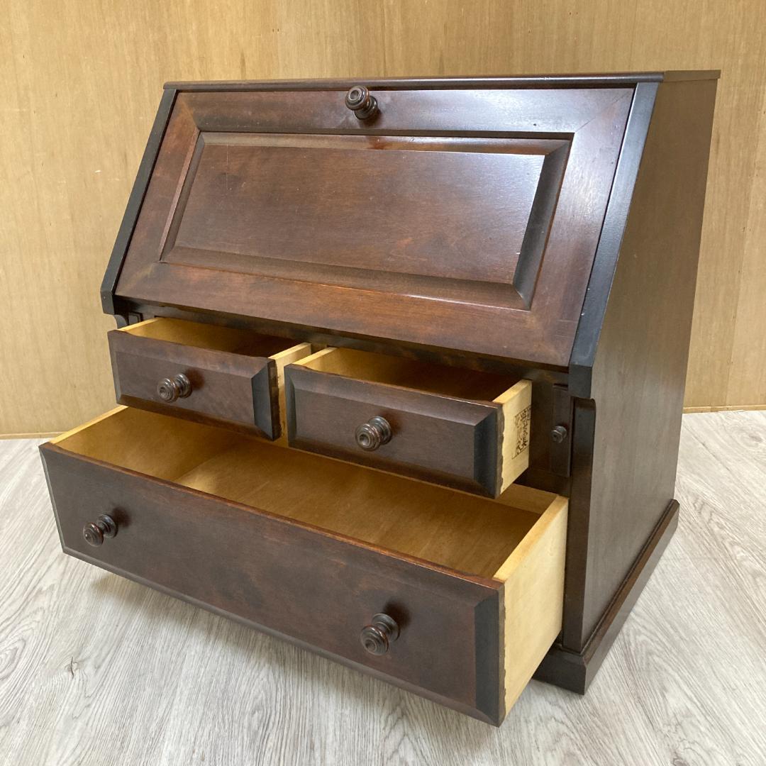 北海道民芸家具 ライティングビューロー ライティングデスク 座机