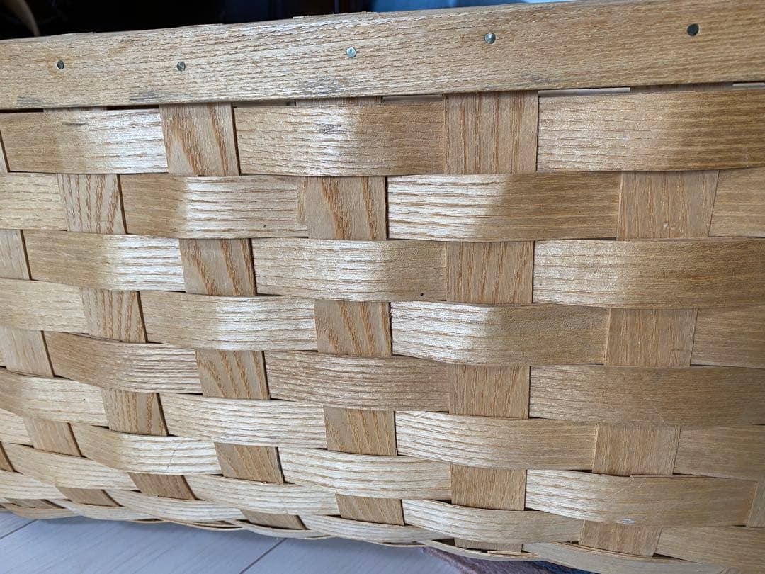 大きいバスケット　クーハン　アメリカンビンテージ