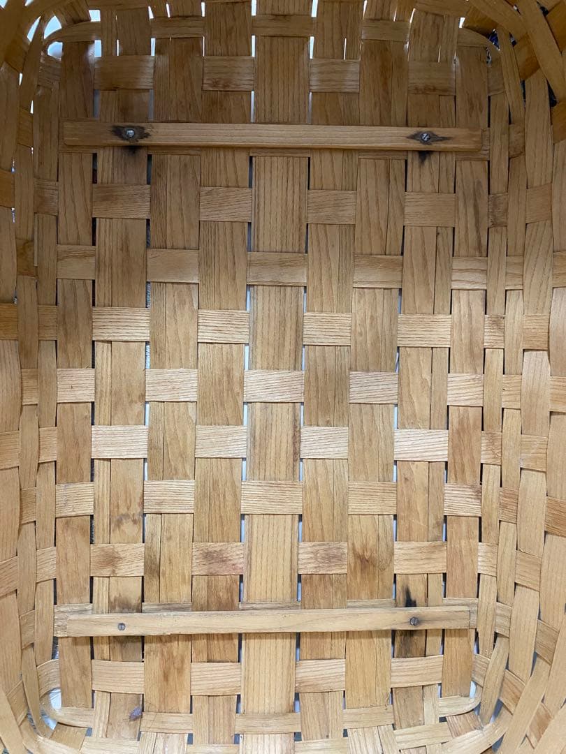 大きいバスケット　クーハン　アメリカンビンテージ