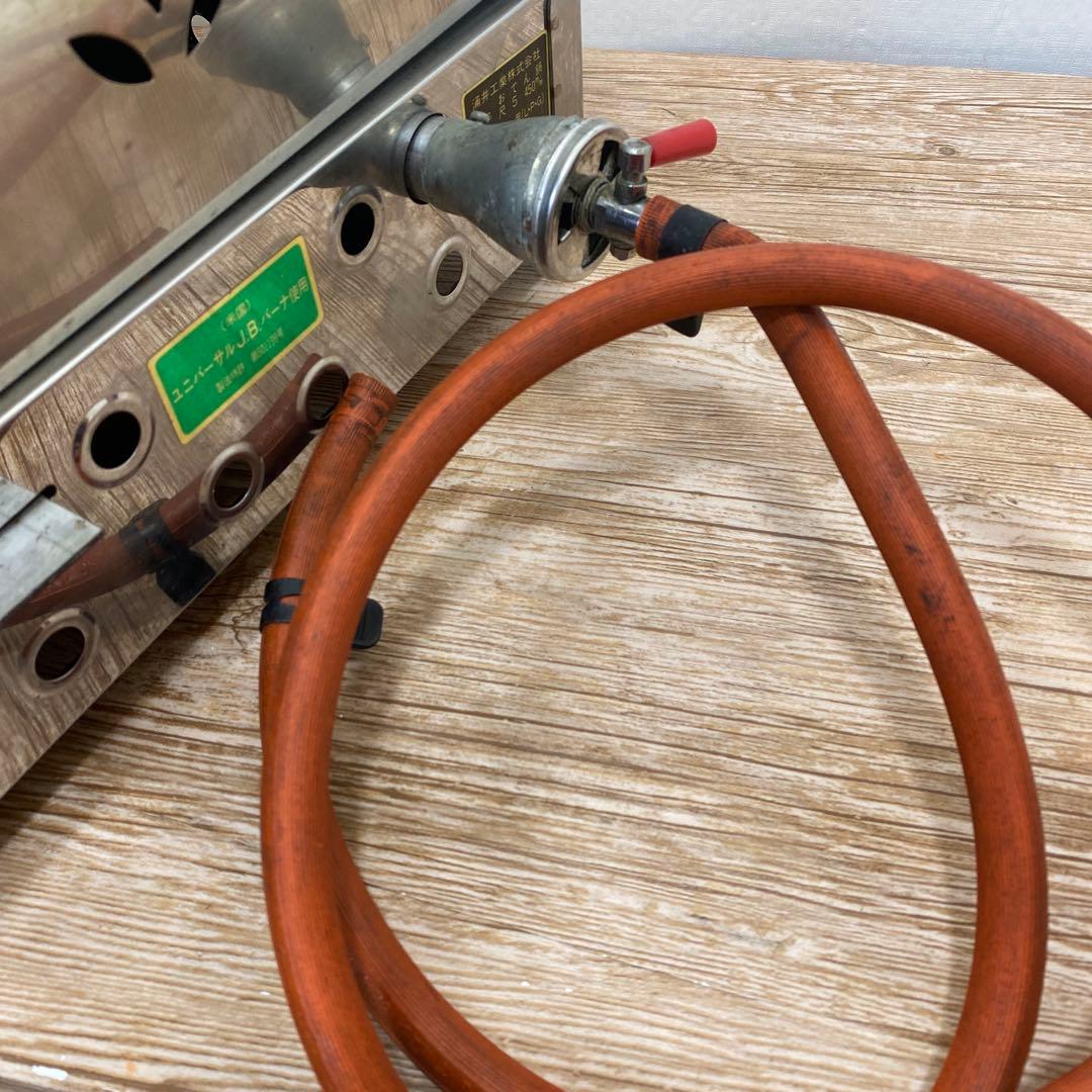 中古品涌井工業 おでんなべ 6ツ切 蓋付プロパン用 約48×38×H31㎝