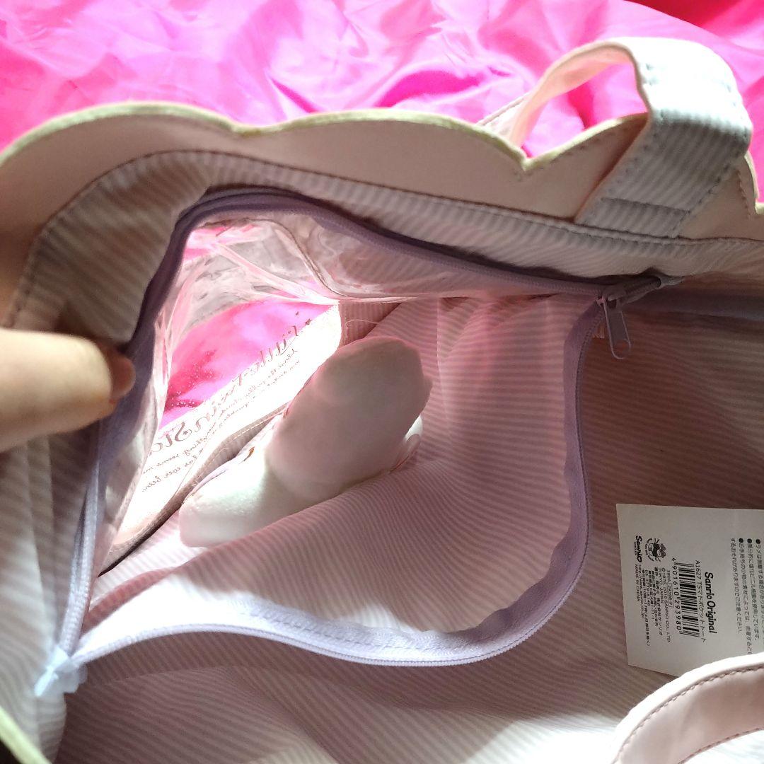 サンリオ　リトルツインスターズ　窓付きトートバッグ