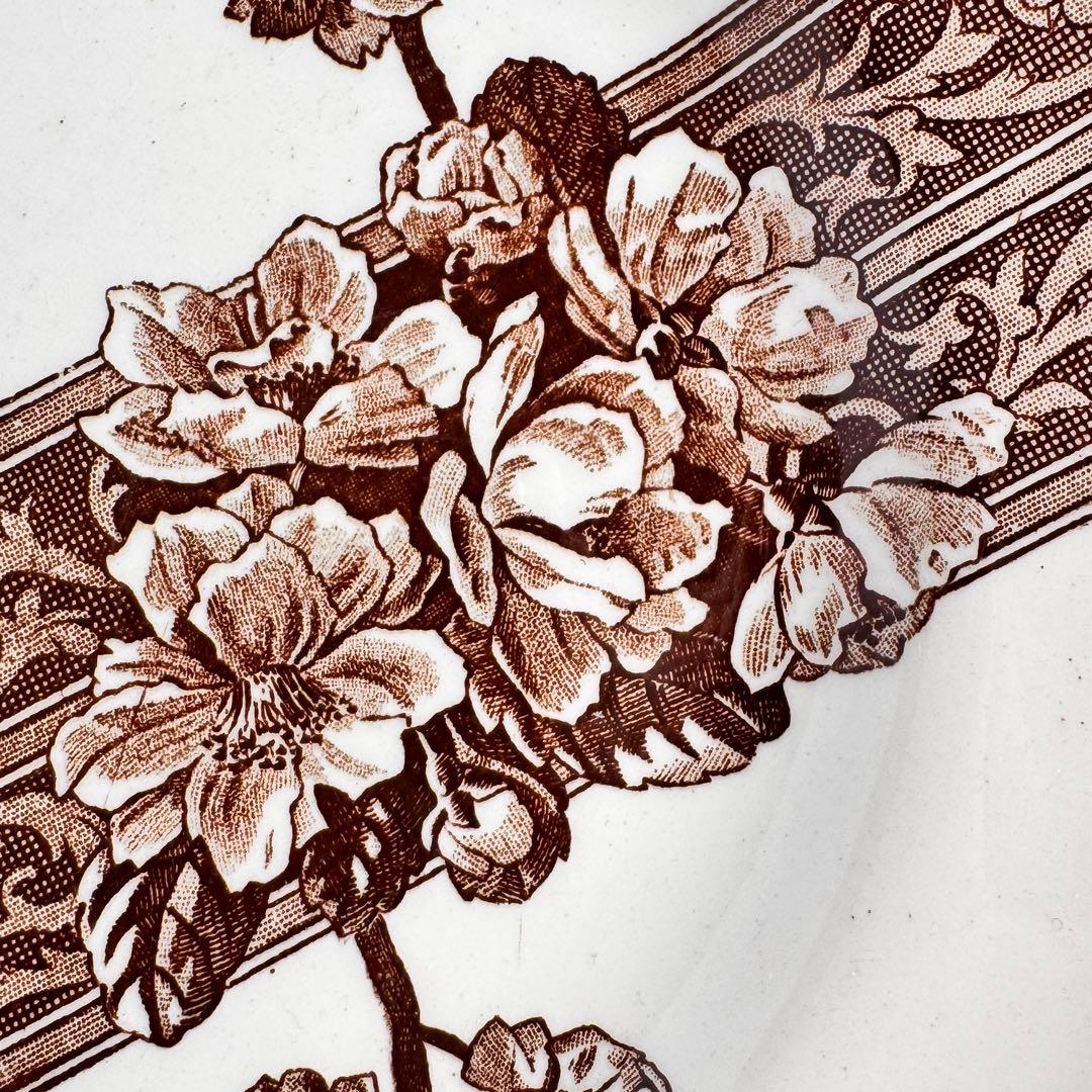 ② フランス アンティーク エミールブルジョワ 花とレース 平皿 - メルカリ