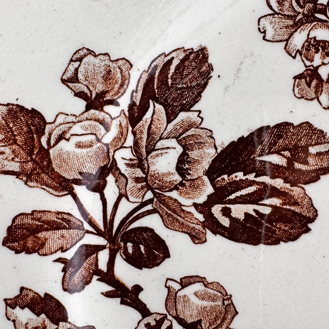 ② フランス アンティーク エミールブルジョワ 花とレース 平皿 - メルカリ